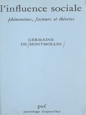 cover image of L'influence sociale